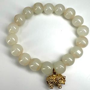 Jewelry Special! ⭐️✨ Beaded Gold Rhino Bracelet